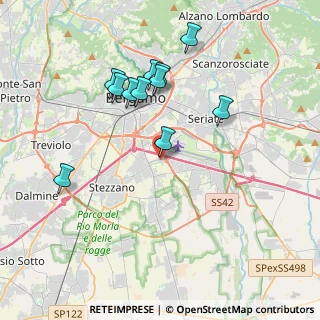 Mappa Viale Lombardia, 24050 Orio al Serio BG, Italia (3.64182)