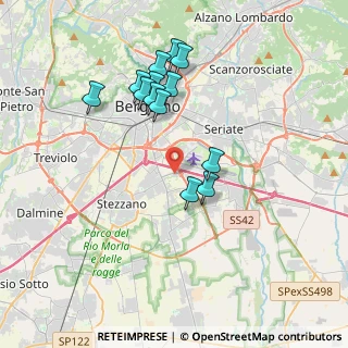 Mappa Viale Lombardia, 24050 Orio al Serio BG, Italia (3.46385)