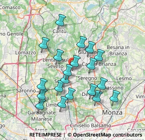 Mappa Meda, 20821 Meda MB, Italia (6.698)