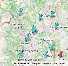 Mappa Via Generale Lamarmora, 20821 Meda MB, Italia (4.35)