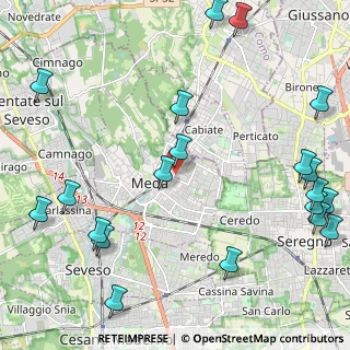 Mappa Via Generale Lamarmora, 20821 Meda MB, Italia (3.0105)
