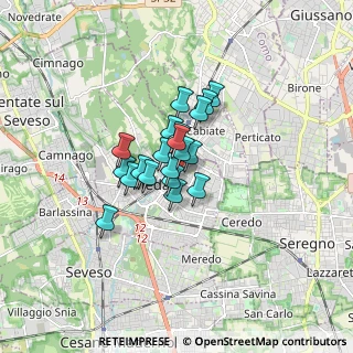 Mappa Via Generale Lamarmora, 20821 Meda MB, Italia (0.9565)