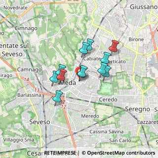 Mappa Via Generale Lamarmora, 20821 Meda MB, Italia (1.21167)