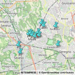 Mappa Via Generale Lamarmora, 20821 Meda MB, Italia (1.3575)