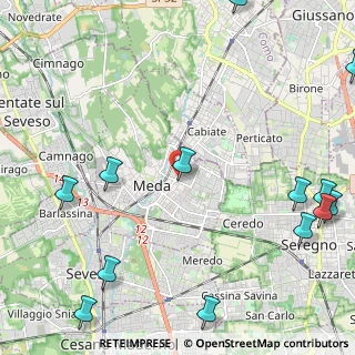 Mappa Via Generale Lamarmora, 20821 Meda MB, Italia (3.24615)