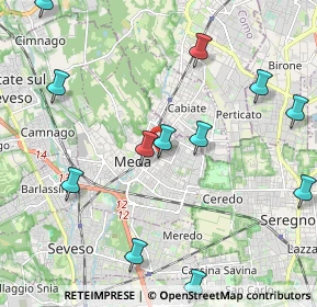 Mappa Meda, 20821 Meda MB, Italia (2.65538)