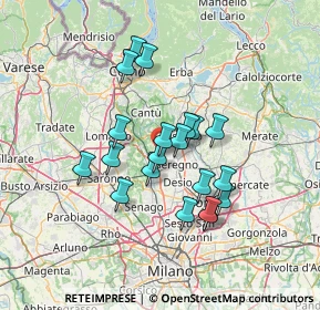 Mappa Via Generale Lamarmora, 20821 Meda MB, Italia (11.257)