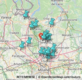 Mappa Meda, 20821 Meda MB, Italia (10.71833)