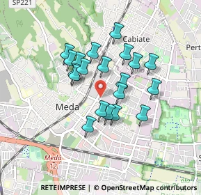 Mappa Meda, 20821 Meda MB, Italia (0.6855)