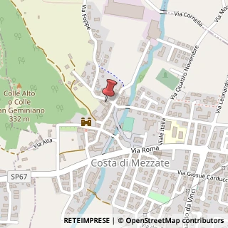 Mappa Via Foppe, 1C, 24060 Costa di Mezzate, Bergamo (Lombardia)