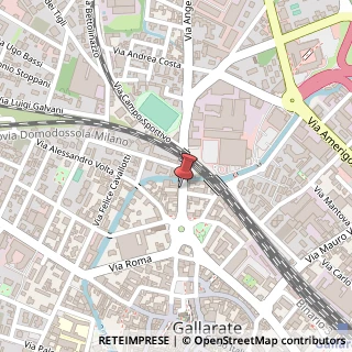 Mappa Via Scipione Ronchetti, 5, 21013 Gallarate, Varese (Lombardia)