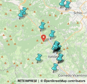 Mappa Contrada Croce di S. Maria, 36078 Valdagno VI, Italia (3.806)