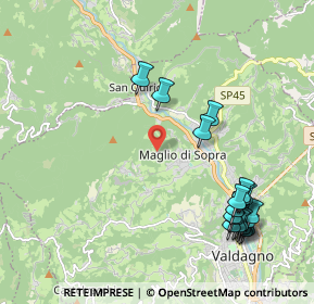 Mappa Contrada Croce di S. Maria, 36078 Valdagno VI, Italia (2.43737)