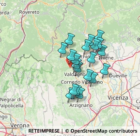 Mappa Contrada Croce di S. Maria, 36078 Valdagno VI, Italia (10.158)