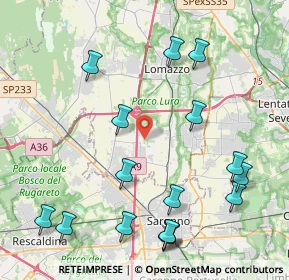 Mappa Via Dell'Artigianato, 22078 Turate CO, Italia (4.97688)