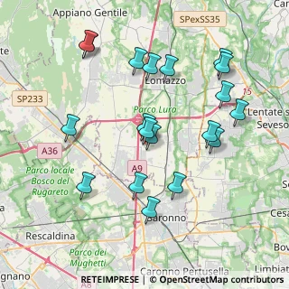 Mappa Via Dell'Artigianato, 22078 Turate CO, Italia (3.99474)