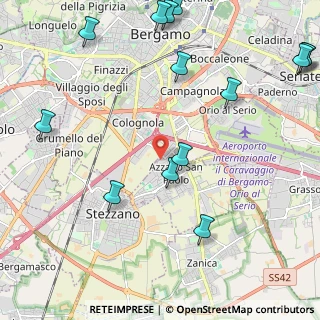 Mappa Via Michelangelo Buonarroti, 24052 Azzano San Paolo BG, Italia (2.89714)