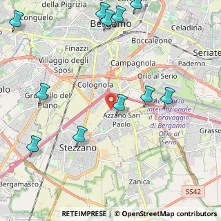 Mappa Via Michelangelo Buonarroti, 24052 Azzano San Paolo BG, Italia (2.75727)