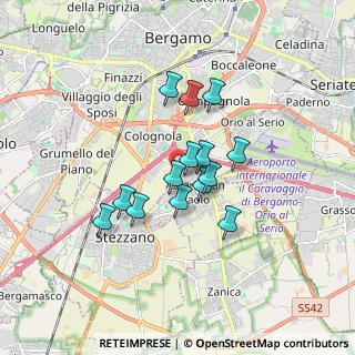 Mappa Via Michelangelo Buonarroti, 24052 Azzano San Paolo BG, Italia (1.25643)