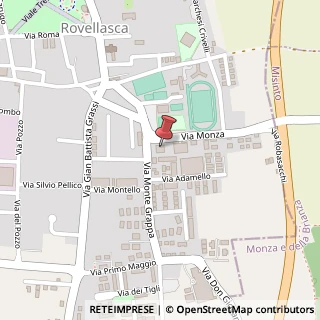 Mappa Via Monza, 2, 22069 Rovellasca, Como (Lombardia)
