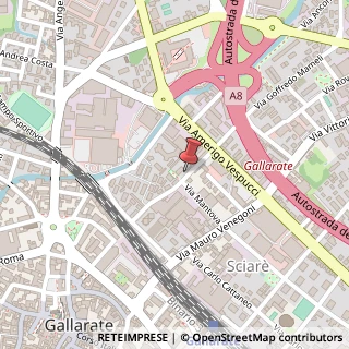 Mappa Via Lussemburgo, 24, 21013 Gallarate, Varese (Lombardia)