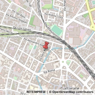 Mappa Via F.Cavallotti, 12, 21013 Gallarate, Varese (Lombardia)