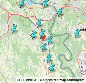 Mappa Via Fratelli Bandiera, 28040 Varallo Pombia NO, Italia (3.99667)