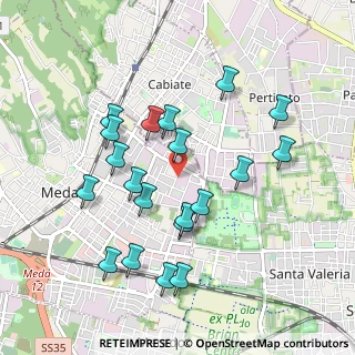 Mappa Via Calabria, 20821 Meda MB, Italia (0.931)