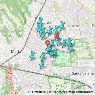 Mappa Via Calabria, 20821 Meda MB, Italia (0.663)