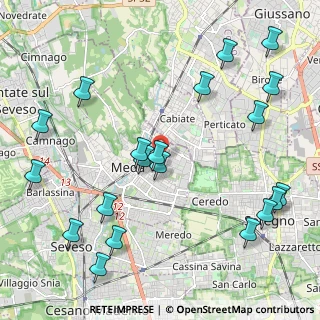 Mappa Via L. Rho, 20821 Meda MB, Italia (2.6025)