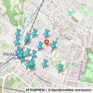 Mappa Via L. Rho, 20821 Meda MB, Italia (0.549)