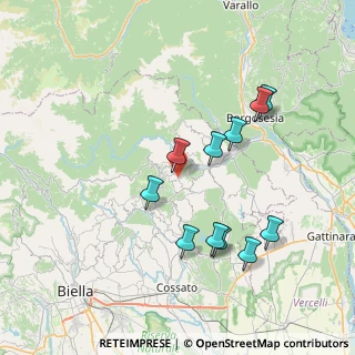 Mappa Via Diagonale, 13835 Pratrivero BI, Italia (7.25545)