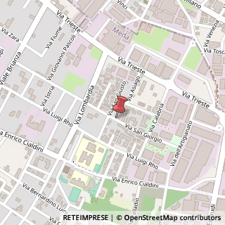 Mappa Via San giorgio, 55, 20821 Meda, Monza e Brianza (Lombardia)