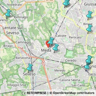 Mappa Via Pastrengo, 20821 Meda MB, Italia (3.23727)