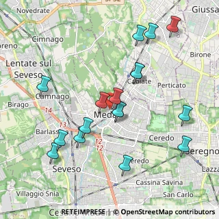 Mappa Via Pastrengo, 20821 Meda MB, Italia (2.03882)