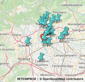 Mappa Via della Fornace, 35013 Cittadella PD, Italia (10.091)