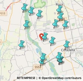 Mappa Via della Fornace, 35013 Cittadella PD, Italia (4.31059)