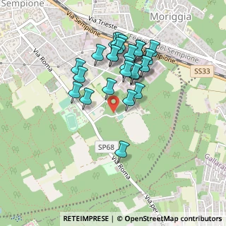 Mappa Via Ronchetto, 21011 Casorate Sempione VA, Italia (0.41296)