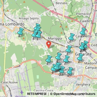 Mappa Via Ronchetto, 21011 Casorate Sempione VA, Italia (2.2255)