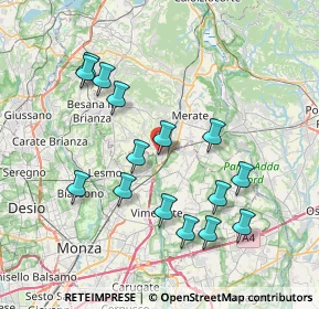 Mappa Via Aldo Moro, 23871 Lomagna LC, Italia (7.538)