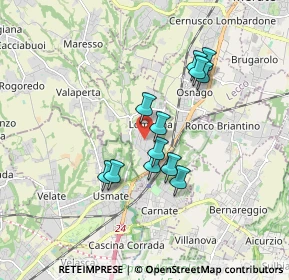 Mappa Via Aldo Moro, 23871 Lomagna LC, Italia (1.42833)