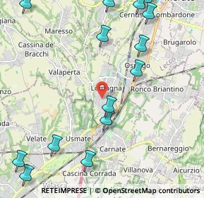 Mappa Via Aldo Moro, 23871 Lomagna LC, Italia (3.299)