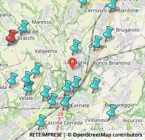 Mappa Via Aldo Moro, 23871 Lomagna LC, Italia (2.576)