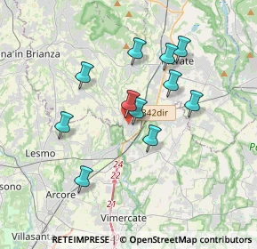 Mappa Via Aldo Moro, 23871 Lomagna LC, Italia (3.10545)