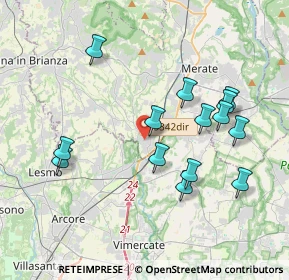 Mappa Via Aldo Moro, 23871 Lomagna LC, Italia (3.77429)
