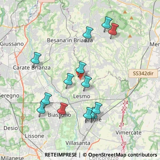 Mappa Via Principale, 20856 Correzzana MB, Italia (4.07)