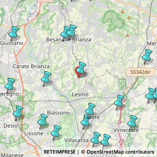 Mappa Via Principale, 20856 Correzzana MB, Italia (6.588)