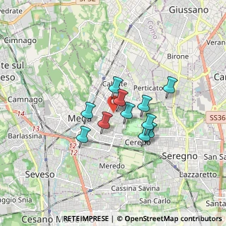 Mappa Via Monte Berico, 20821 Meda MB, Italia (1.19818)