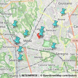 Mappa Via Monte Berico, 20821 Meda MB, Italia (2.19182)