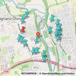 Mappa Via Giacomo Puccini, 21054 Fagnano Olona VA, Italia (0.5255)